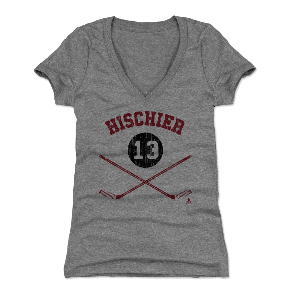 Nico Hischier Women's V-Neck T-Shirt | 500 LEVEL
