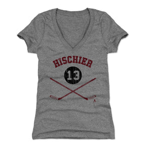 Nico Hischier Women's V-Neck T-Shirt | 500 LEVEL
