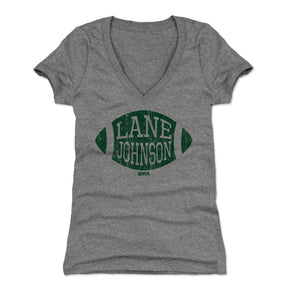 Lane Johnson Women's V-Neck T-Shirt | 500 LEVEL