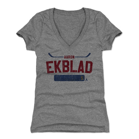Aaron Ekblad Women's V-Neck T-Shirt | 500 LEVEL