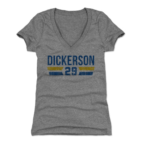 Eric Dickerson Women's V-Neck T-Shirt | 500 LEVEL