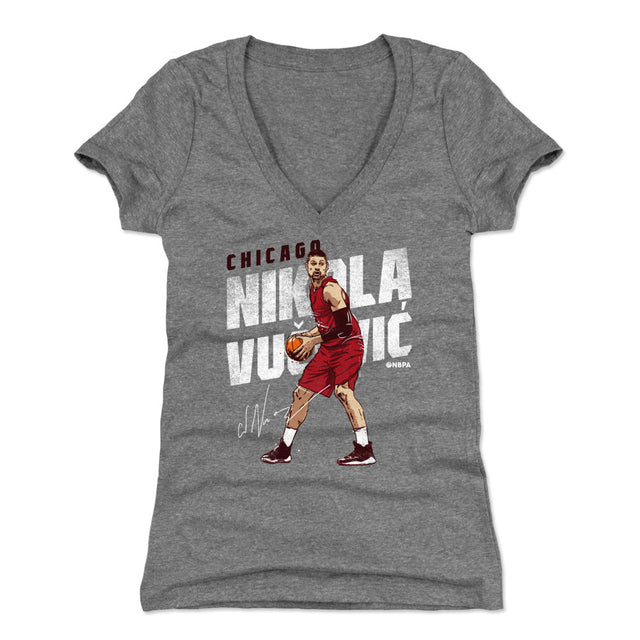 Nikola Vucevic Women's V-Neck T-Shirt | 500 LEVEL