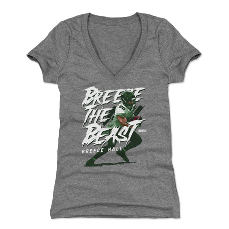 Breece Hall Women's V-Neck T-Shirt | 500 LEVEL