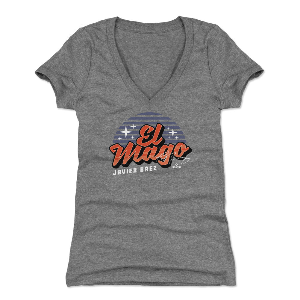 Javier Baez Women's V-Neck T-Shirt | 500 LEVEL
