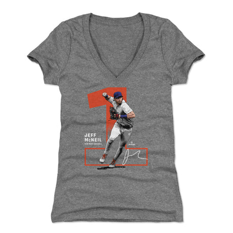 Jeff McNeil Women's V-Neck T-Shirt | 500 LEVEL