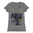 Freddy Peralta Women's V-Neck T-Shirt | 500 LEVEL