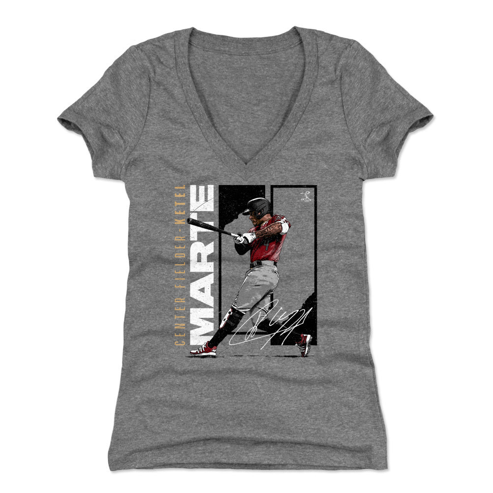 Ketel Marte Women&#39;s V-Neck T-Shirt | 500 LEVEL