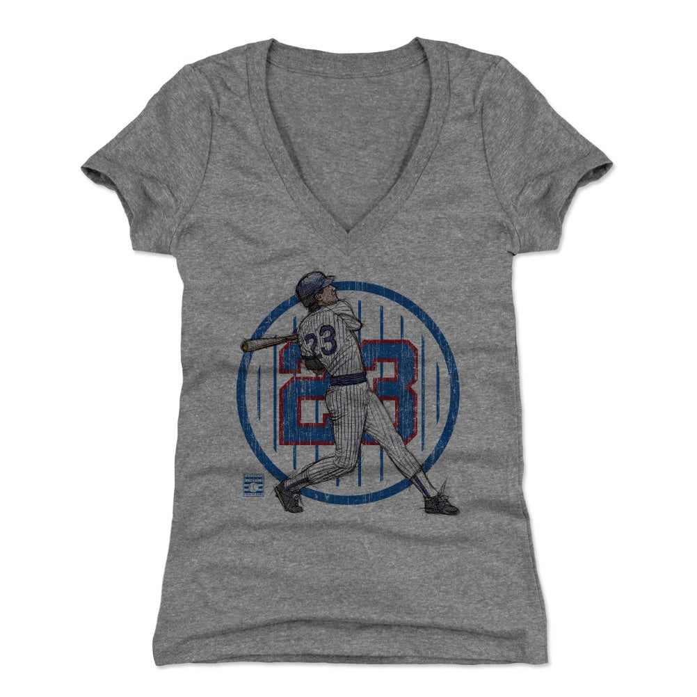Ryne Sandberg Women's V-Neck T-Shirt | 500 LEVEL