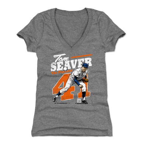 Tom Seaver Women's V-Neck T-Shirt | 500 LEVEL