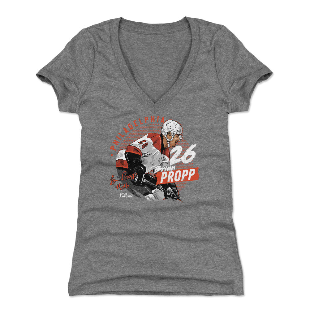Brian Propp Women's V-Neck T-Shirt | 500 LEVEL