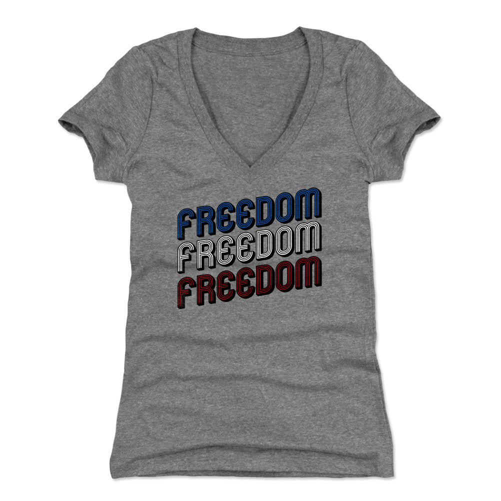 USA Women's V-Neck T-Shirt | 500 LEVEL