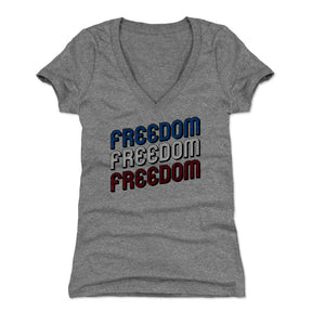 USA Women's V-Neck T-Shirt | 500 LEVEL