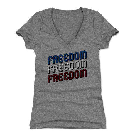 USA Women's V-Neck T-Shirt | 500 LEVEL