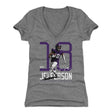 Justin Jefferson Women's V-Neck T-Shirt | 500 LEVEL
