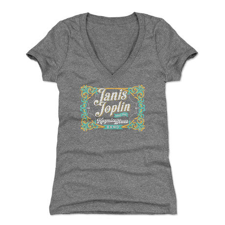 Janis Joplin Women's V-Neck T-Shirt | 500 LEVEL