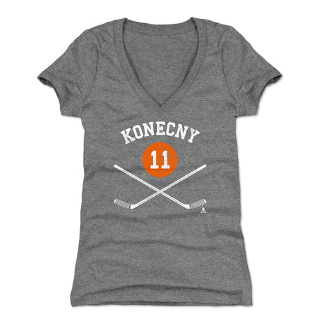 Travis Konecny Women's V-Neck T-Shirt | 500 LEVEL