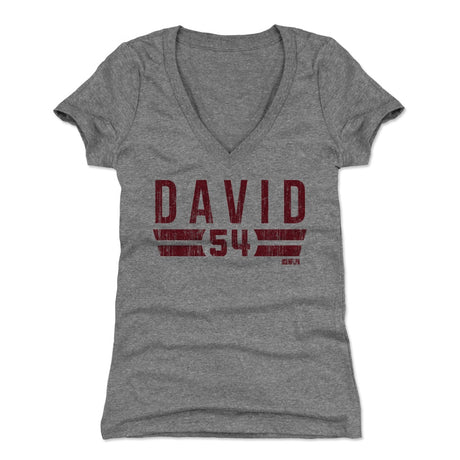 Lavonte David Women's V-Neck T-Shirt | 500 LEVEL