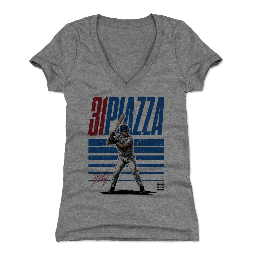 Mike Piazza Women's V-Neck T-Shirt | 500 LEVEL