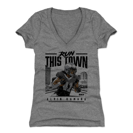Alvin Kamara Women's V-Neck T-Shirt | 500 LEVEL