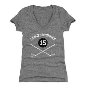 Jamie Langenbrunner Women's V-Neck T-Shirt | 500 LEVEL