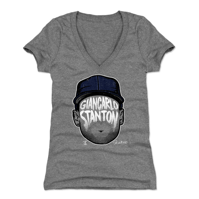 Giancarlo Stanton Women's V-Neck T-Shirt | 500 LEVEL