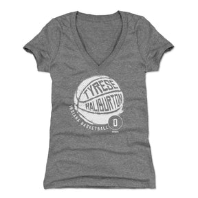 Tyrese Haliburton Women's V-Neck T-Shirt | 500 LEVEL