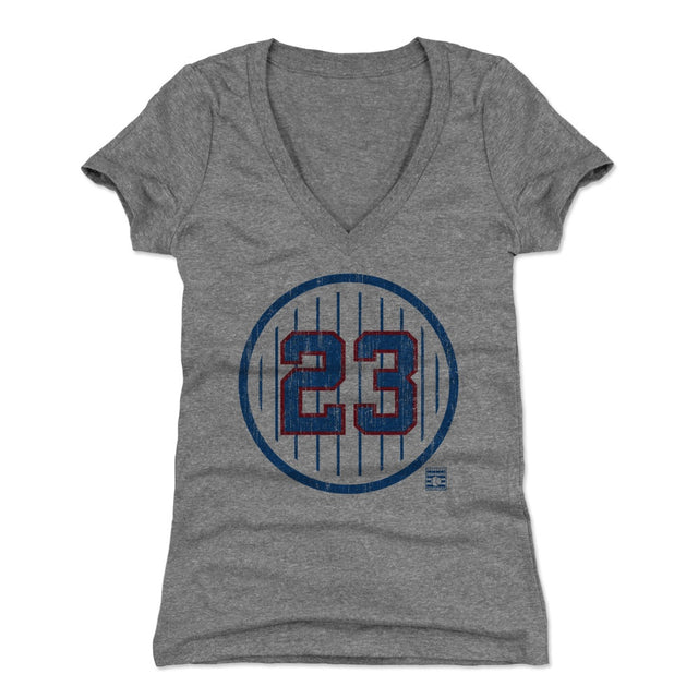 Ryne Sandberg Women's V-Neck T-Shirt | 500 LEVEL
