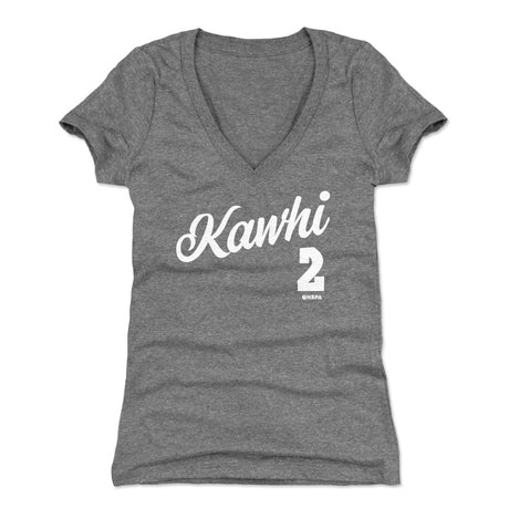 Kawhi Leonard Women's V-Neck T-Shirt | 500 LEVEL