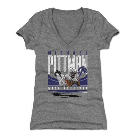 Michael Pittman Jr. Women's V-Neck T-Shirt | 500 LEVEL