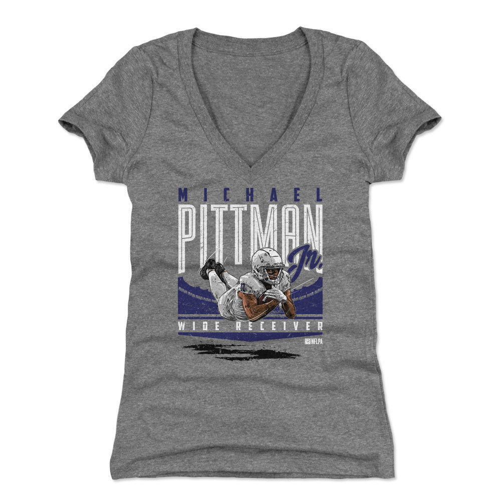 Michael Pittman Jr. Women&#39;s V-Neck T-Shirt | 500 LEVEL