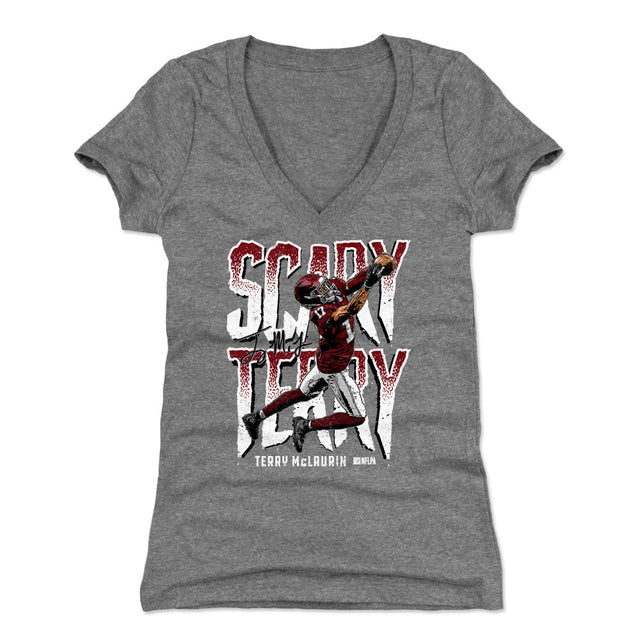 Terry McLaurin Women's V-Neck T-Shirt | 500 LEVEL