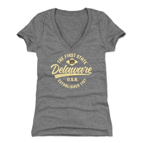 Delaware Women's V-Neck T-Shirt | 500 LEVEL