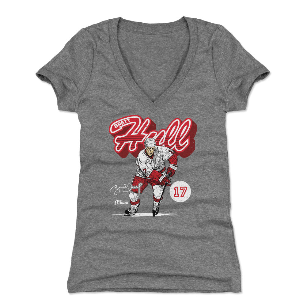 Brett Hull Women&#39;s V-Neck T-Shirt | 500 LEVEL