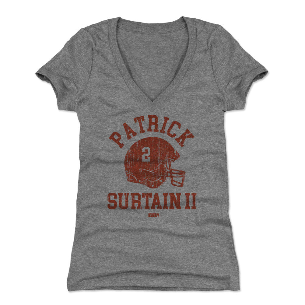 Patrick Surtain II Women's V-Neck T-Shirt | 500 LEVEL