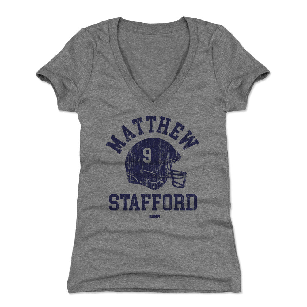 Matthew Stafford Women's V-Neck T-Shirt | 500 LEVEL