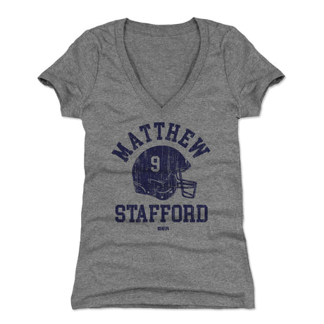 Matthew Stafford Women's V-Neck T-Shirt | 500 LEVEL