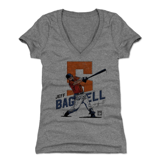 Jeff Bagwell Women's V-Neck T-Shirt | 500 LEVEL