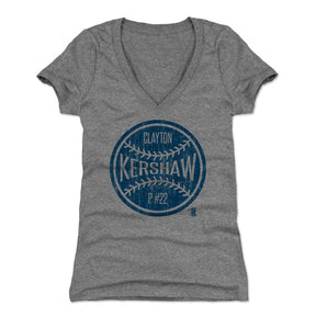 Clayton Kershaw Women's V-Neck T-Shirt | 500 LEVEL