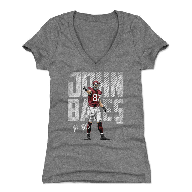 John Bates Women's V-Neck T-Shirt | 500 LEVEL