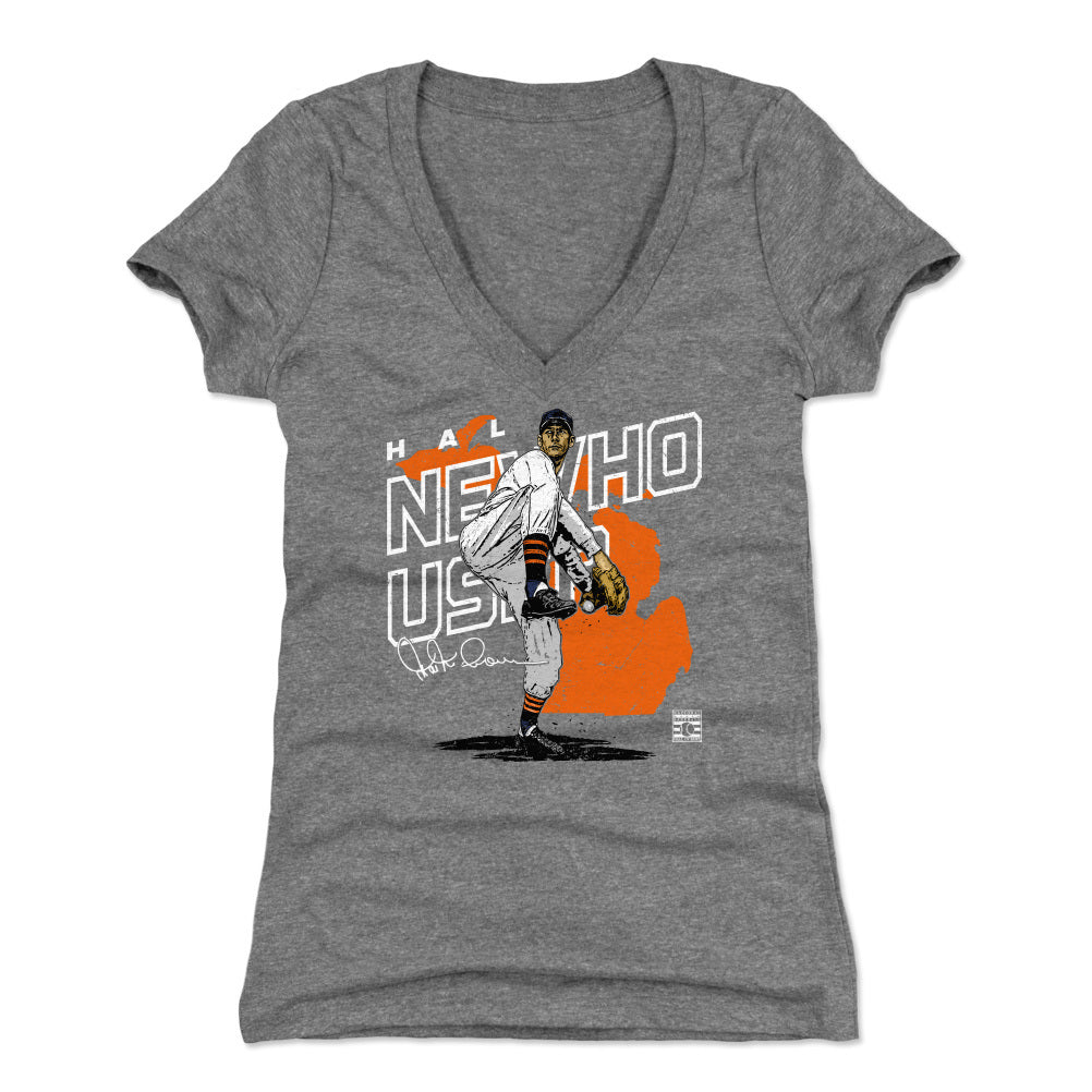 Hal Newhouser Women&#39;s V-Neck T-Shirt | 500 LEVEL