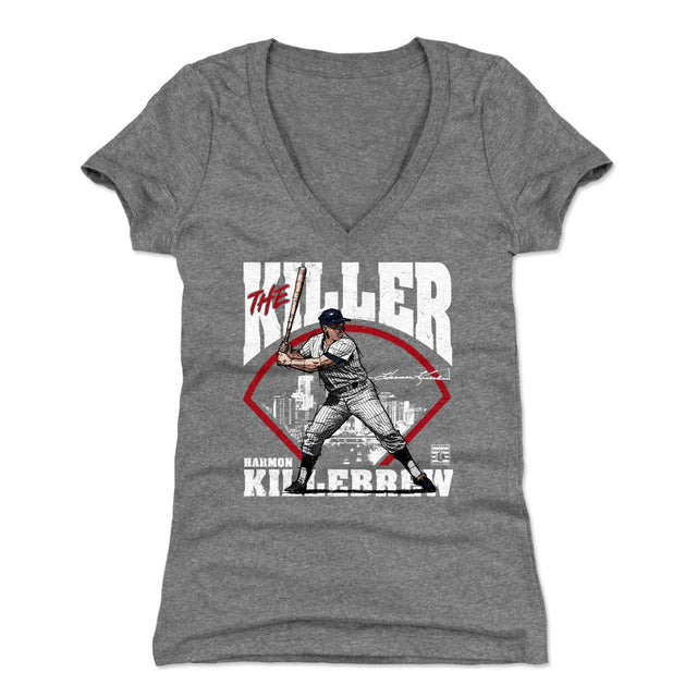 Harmon Killebrew Women's V-Neck T-Shirt | 500 LEVEL