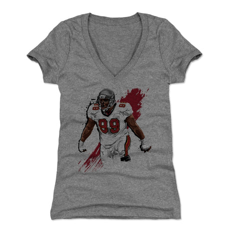 Warren Sapp Women's V-Neck T-Shirt | 500 LEVEL