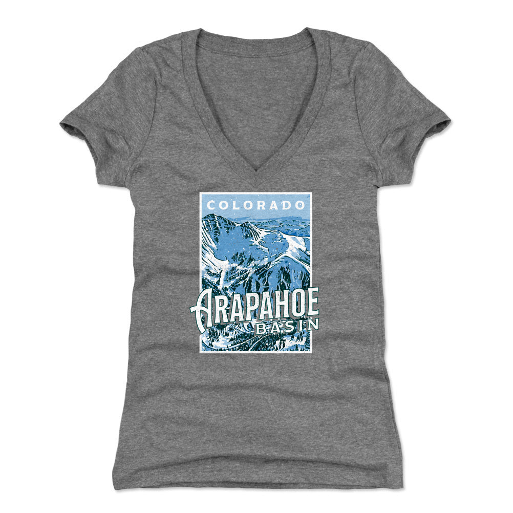 Arapahoe Basin Women&#39;s V-Neck T-Shirt | 500 LEVEL