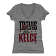 Travis Kelce Women's V-Neck T-Shirt | 500 LEVEL
