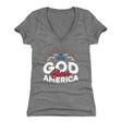 USA Women's V-Neck T-Shirt | 500 LEVEL