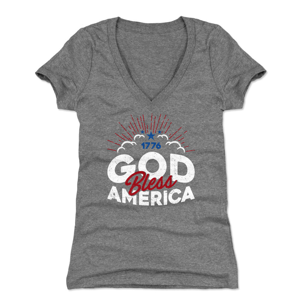 USA Women's V-Neck T-Shirt | 500 LEVEL