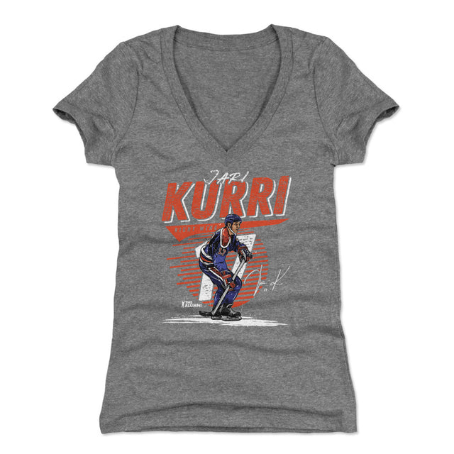 Jari Kurri Women's V-Neck T-Shirt | 500 LEVEL