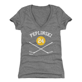 Jim Peplinski Women's V-Neck T-Shirt | 500 LEVEL