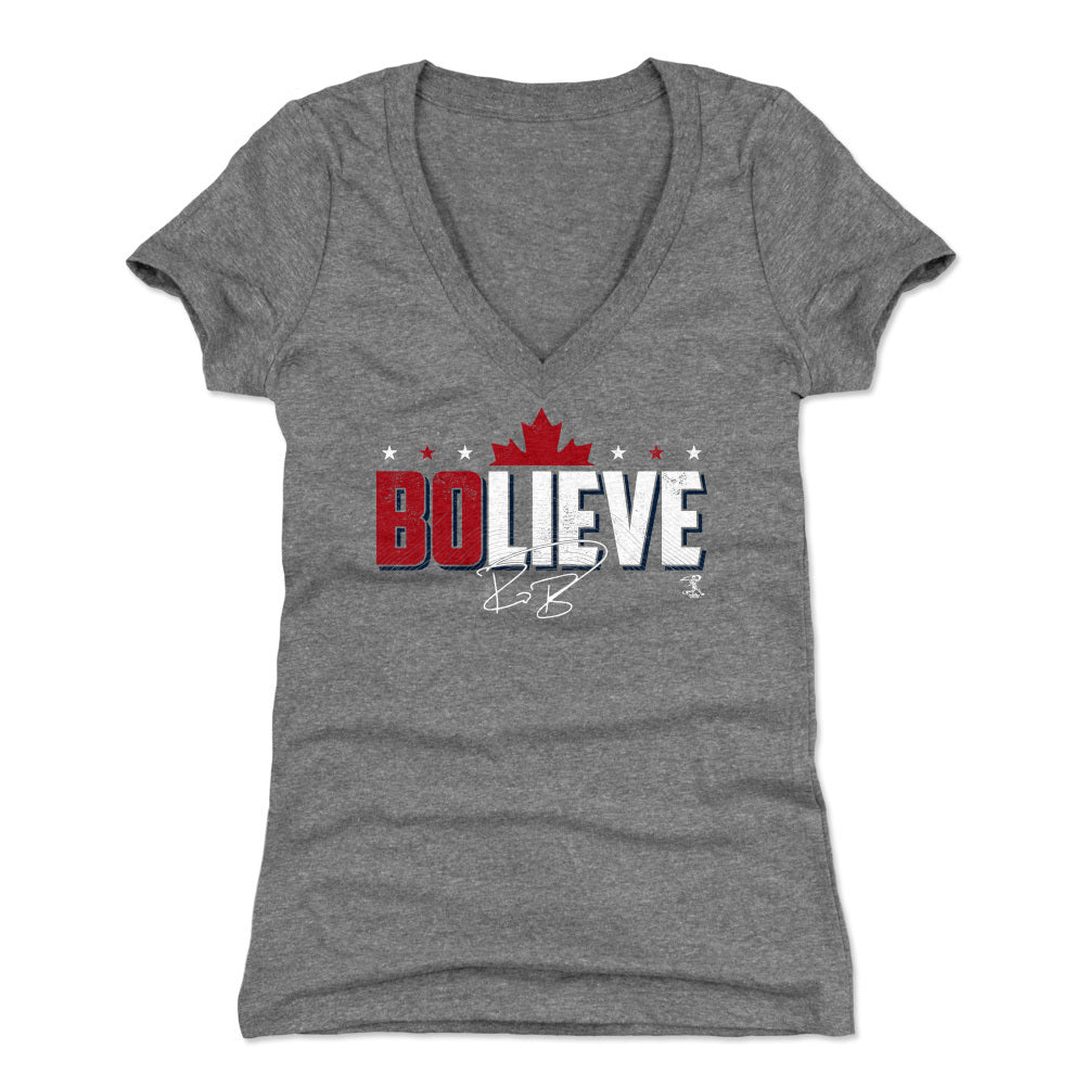 Bo Bichette Women's V-Neck T-Shirt | 500 LEVEL