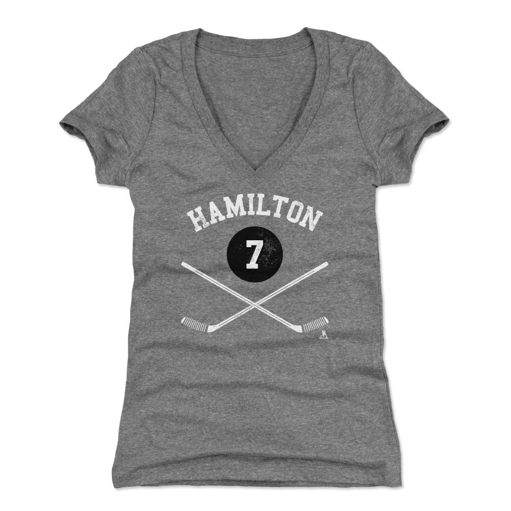 Dougie Hamilton Women&#39;s V-Neck T-Shirt | 500 LEVEL